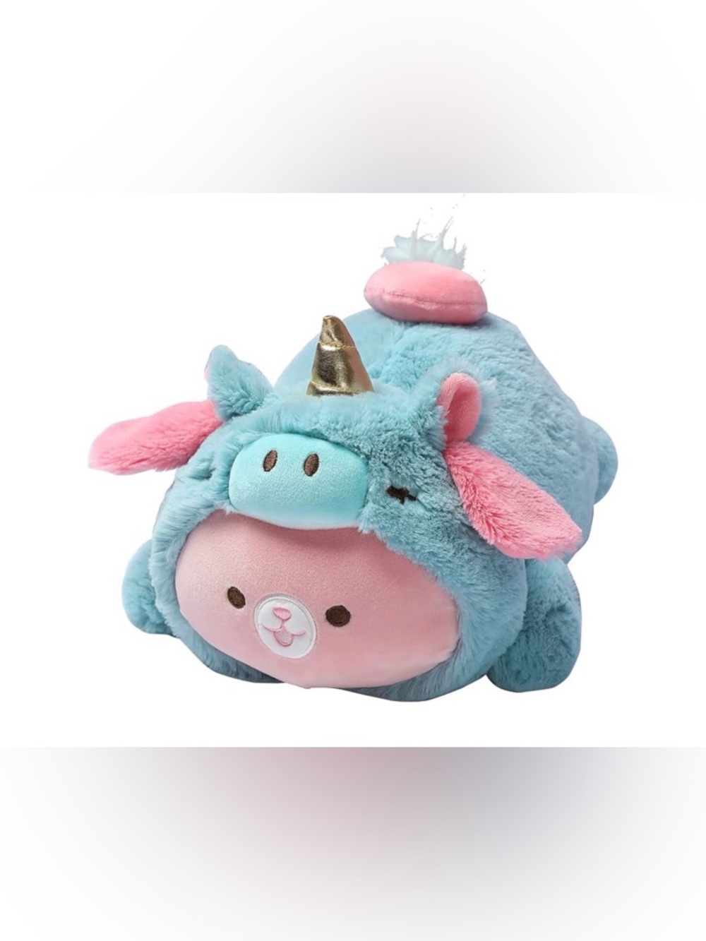 MINISO Stuffed Pink Cat Unicorn Costume Series Plush Toy